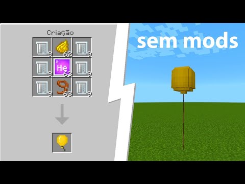 COMO FAZER UM BALÃO NO MINECRAFT (SEM MODS) | TUTORIAL