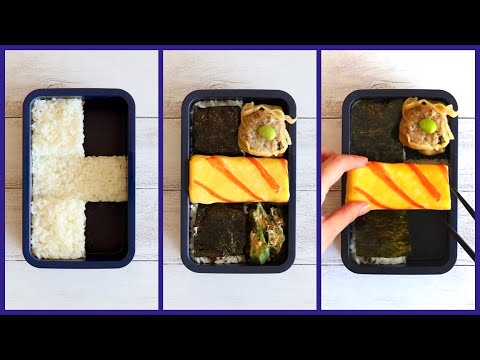 How to pack Japanese Bento🍱 Rice Magic Bento Lunch Box #44