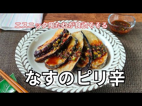 【保存版】なすがあったら絶対食べなきゃ損！エスニック風たれが食欲そそる！ピリ辛なすのレシピ