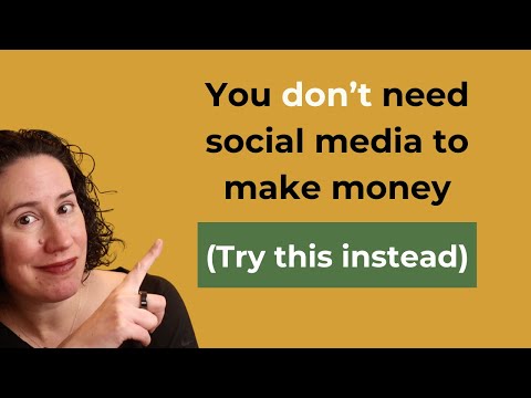 Ways to make money WITHOUT social media marketing | Jessica Lackey