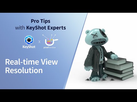 KeyShot Pro Tips - Real-time View Resolution