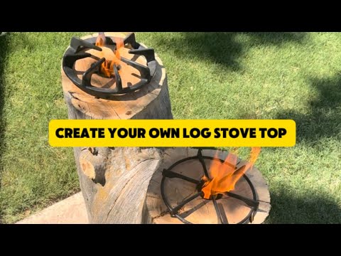 "Brilliant Hack: Cooking on a Log Stump - Campfire Cooking Made Easy!"