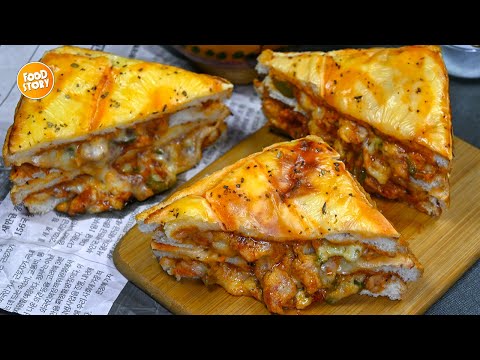 Chicken Sandwich Recipe, Kids Special Recipe by Samina Food Story