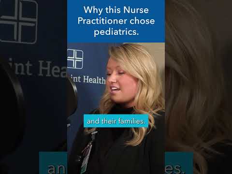 Why this Nurse Practitioner chose to specialize in pediatrics #shorts