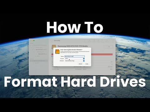 How to Format an SSD (or HDD) on MacOS