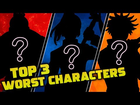 TOP 3 *WORST* CHARACTERS IN THE GAME! | JJK Phantom Parade