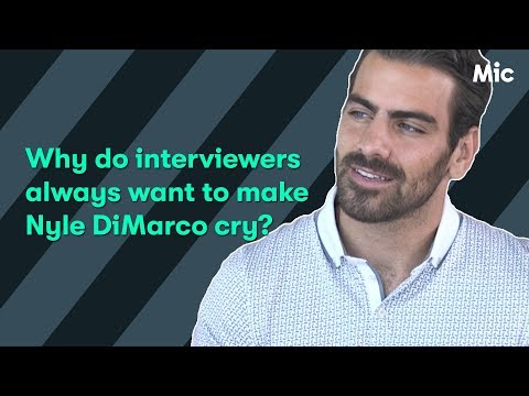 Why do interviewers always want to make Nyle DiMarco cry?