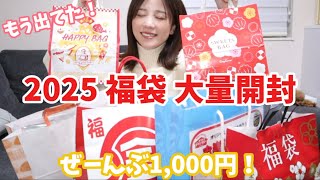 全部1,000円！イオンへ急げ！2025福袋を大量開封！