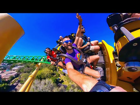 We Rode All The BEST Roller Coasters at Busch Gardens Tampa