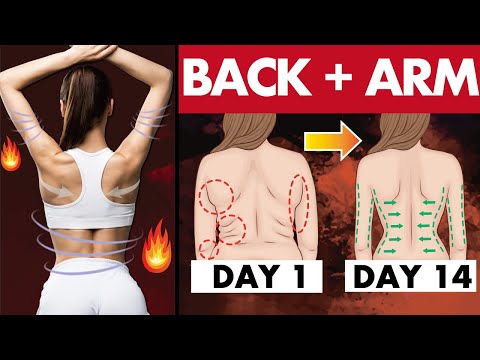 Back + Arm Fat Burning Workout🔥 TABATA HIIT (NO JUMPING) | 2 weeks Challenge❗️