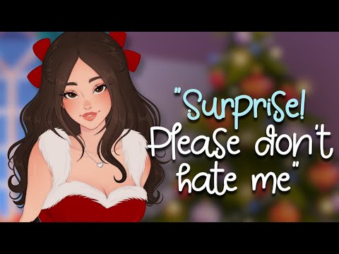 Girlfriend Tries to Get You in the Christmas Spirit (Surprising You) (Kisses) (Cozy) (Couch Cuddles)