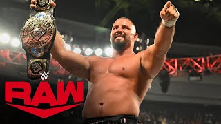 TITLE CHANGE: Bron Breakker dethrones Jey Uso thanks to Bloodline: Raw highlights, Oct. 21, 2024