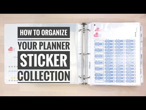 How To Organize Your Planner Sticker Collection