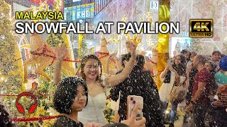 Christmas in Malaysia - Snowfall at Pavilion Kuala Lumpur 2024 🇲🇾