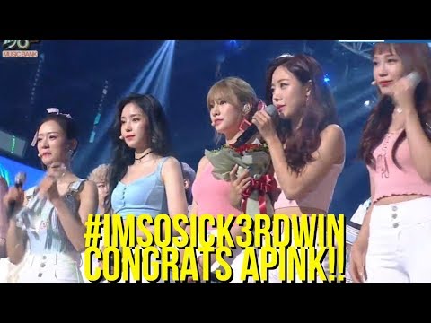 #ImSoSick3rdWin is Trending in Korea As Apink I'm So Sick Got Their Third Win on KBS Music Bank