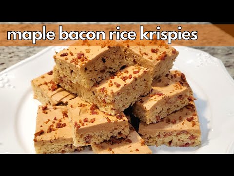 How to Make Maple Bacon Rice Krispies Treats