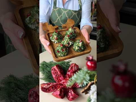 Украшаем салат конусами 🎄🎄🎄#домавкуснее #новыйгод #скороновыйгод