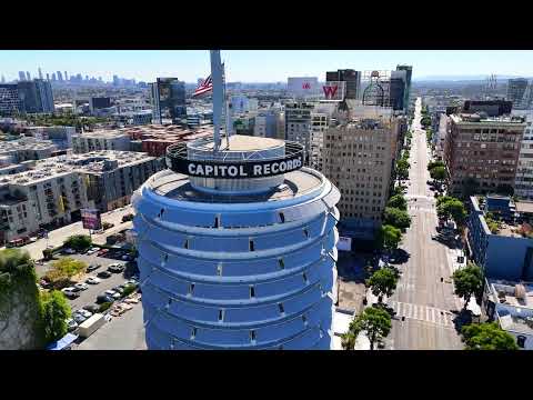 Best Drone Filming - TV and Film B-Roll Shoot - Capitol Records