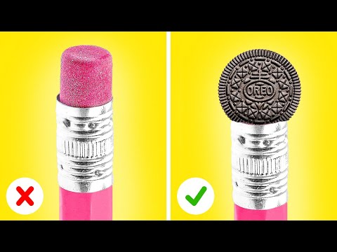 YUMMY FOOD HACKS AND EASY KITCHEN TRICKS || Parenting Edible DIY Hacks By 123GO!GOLD