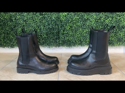 Bottega Veneta Tire Boot Alternative FT. Hugo Chelsea Boot (are chunky boots for you?)