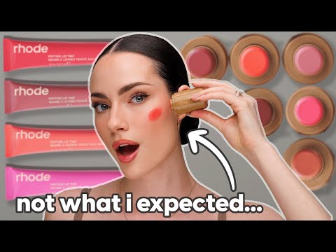 I Tried Every Rhode Pocket Blush & Lip Tint... I am shook