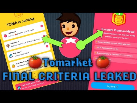 Tomarket Final Eligible Criteria | Tomarket Final Update Leaked | Tomarket Update