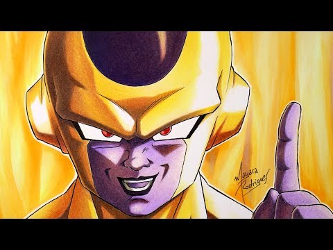 How to Draw GOLDEN FREEZA - DRAGON BALL SUPER