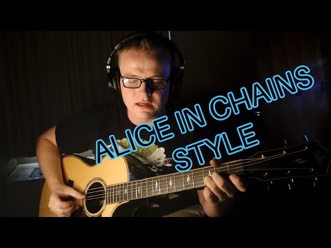 if Alice in Chains wrote "The Man Who Sold the World"