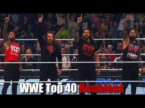 WWE Top 40 Reunions That Shocked The World