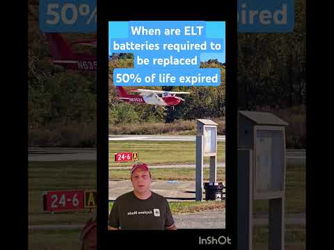 ELT battery replacement / Private Pilot