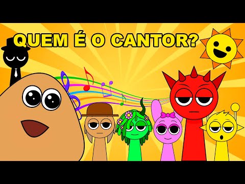 ADIVINHE O SPRUNKI INCREDIBOX PELO SOM - POU GAMESHOW | Pou Vlogs