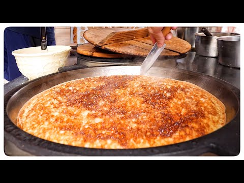 經典古早味點心  麥仔煎 | 免煎嗲 / Apam Balik , Turnover pancake making skills- 台灣街頭美食