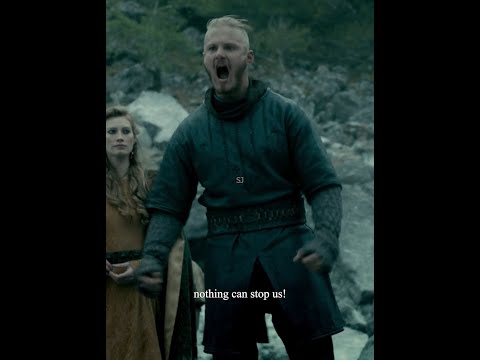 "But Who Is Our King?", "Ragnar!" #bjornironside #vikings #ragnar #bjorn #vikingsedit #moviescene