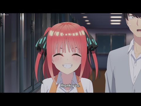 映画 五等分の花嫁, Futaro is surprised by Nino's kiss