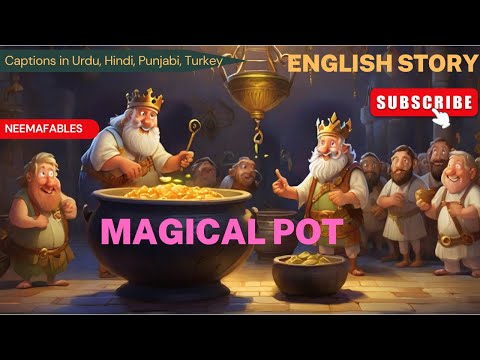 Magical pot increase everything👻 |English Story #englishstorylistening #englishshortstories #story