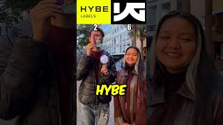 HYBE or YG? Which KPOP label is more POPULAR?#hybe #hybelabels #yg #kpop #blackpink #bts #txt #blink