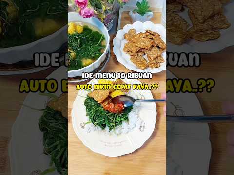 Bikin Cepat Kaya ‼️ Menu 10 Ribuan Enak Dan Bikin Boros Nasi