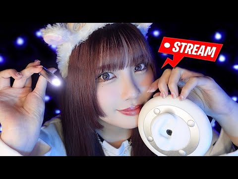 ASMR｜あなたの睡眠を助けるゾクゾクトリガー🐏💞(3.5h,囁き雑談,ロールプレイ,耳かき,耳マッサージ,炭酸泡,ブラシ,紙コップ,オノマトペ.ハンドムーブ.ビジュアルトリガー etc.)