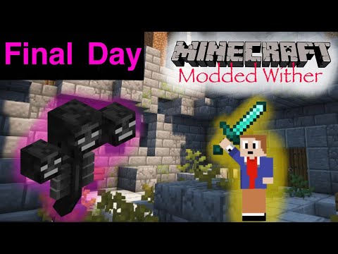 Can I Weather The WITHER BOSS? | Minecraft MODDED Day 40