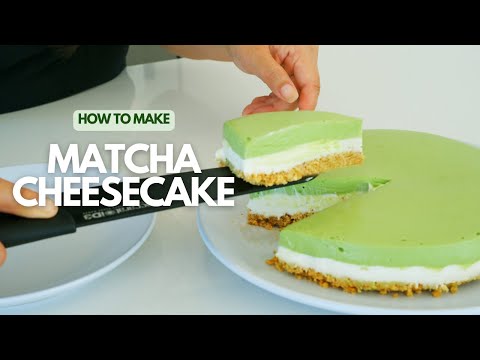 🍰 How to Make Matcha Cheesecake - Easy To Follow Recipe - No Bake | Purematcha