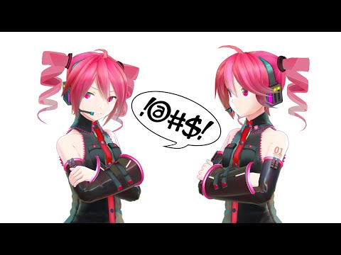 [MMD Talkloid] Teto argues with herself