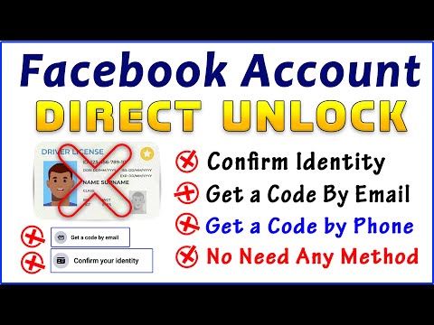 how to unlock facebook account confirm identity | your account has been locked facebook get started