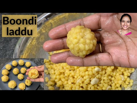 Perfect boondi laddu || Boondi laddu recipe in telugu || boondi ladoo in telugu || tayari vidhanam