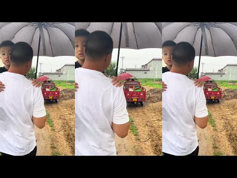 乡间泥泞的小路，承载了儿时的笑声，见证丰收的喜悦！#farming #农村生活