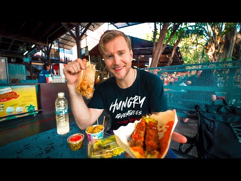 $10 Street Food in Thailand / Spicy Thai Food Tour / Bangkok Floating Market 2021