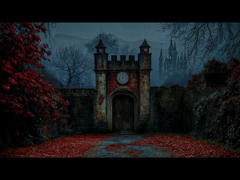 A Cold Night at the Castle Gates | Dark Ambience & Mystery | Melancholic Piano for Reading, Studying