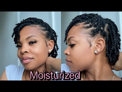 Hydrating my mini twist mid-week! for | Dry Natural Hair |