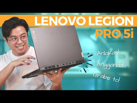 Lenovo Legion Pro 5i Gaming Laptop Review - May RTX 40 Series GPU na sa Laptops!