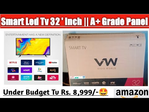 Visio World 32 Inch LED TV Unboxing | VW Smart Android tv Unboxing And Review 🔥🔥🔥