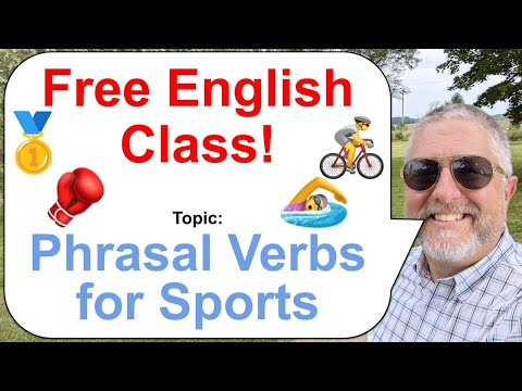 Let's Learn English! Topic: Phrasal Verbs for Sports 🥇🥊🚴